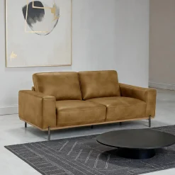 Sofa avec assises profondes - brun