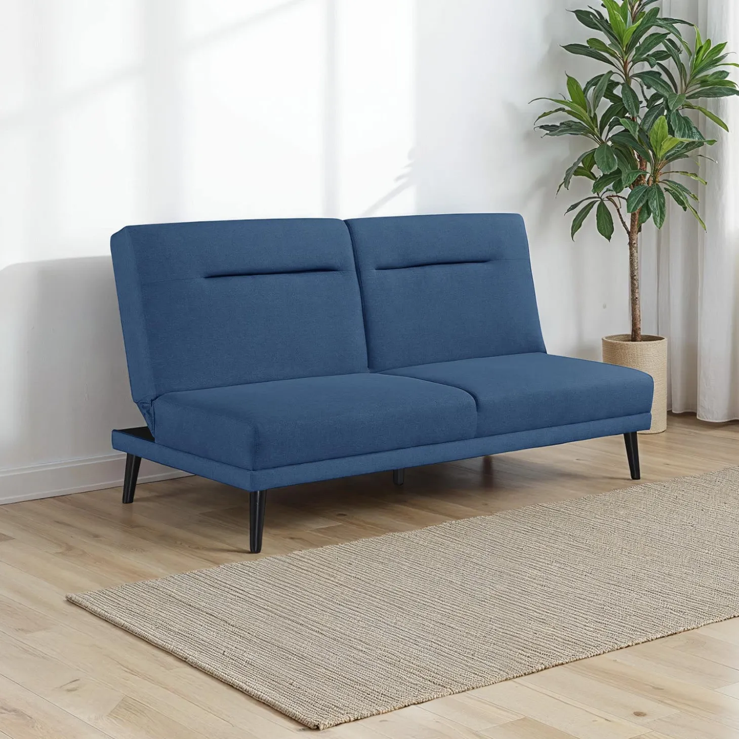 Sofa convertible - bleu