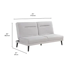 Sofa convertible - taupe