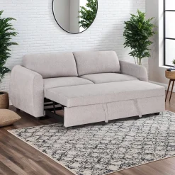 Sofa convertible avec assises profondes