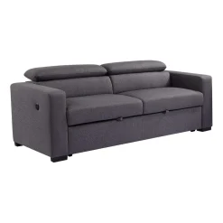 Sofa convertible avec prise USB et appuis-tête ajustables