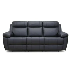 Sofa inclinable en cuir véritable