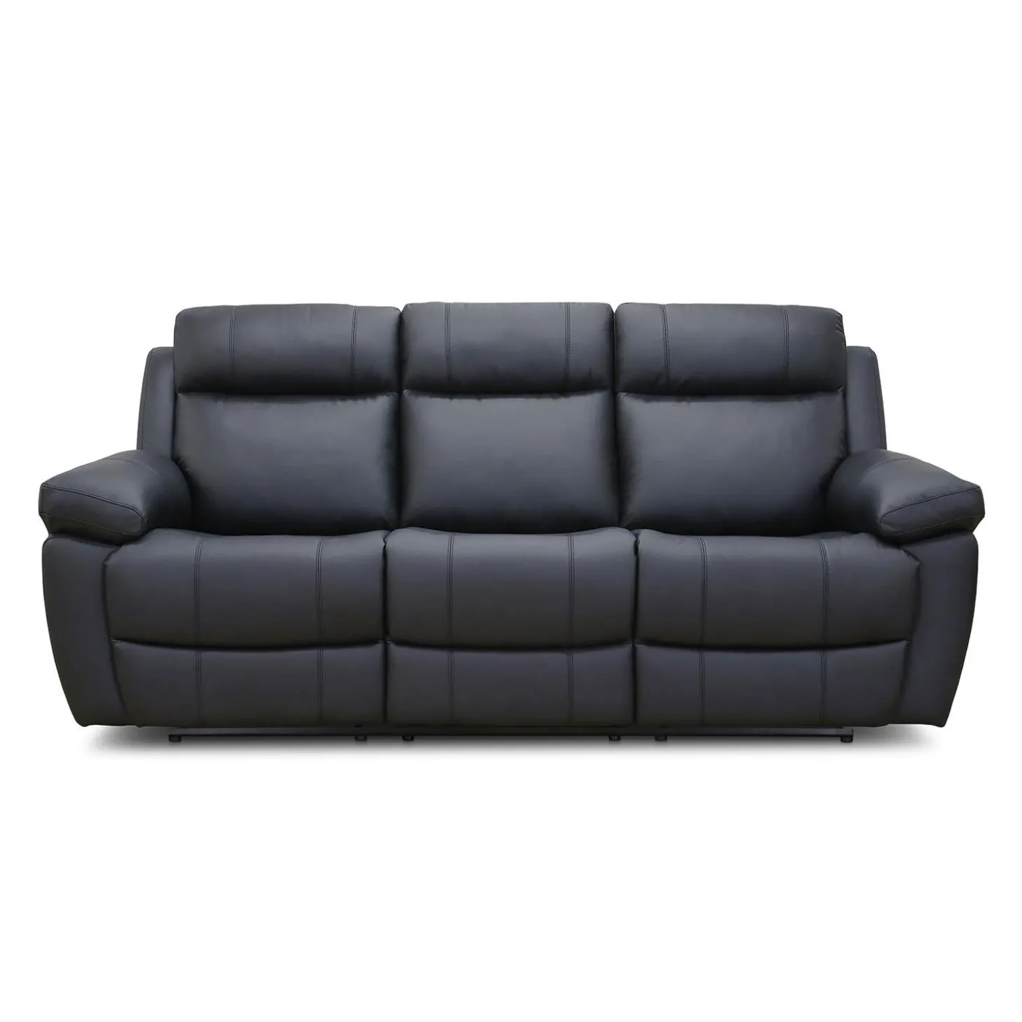 Sofa inclinable en cuir véritable