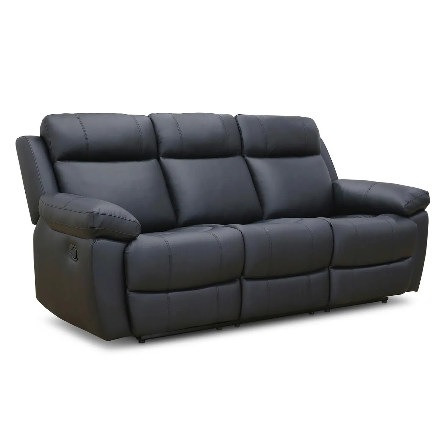 Sofa inclinable en cuir véritable