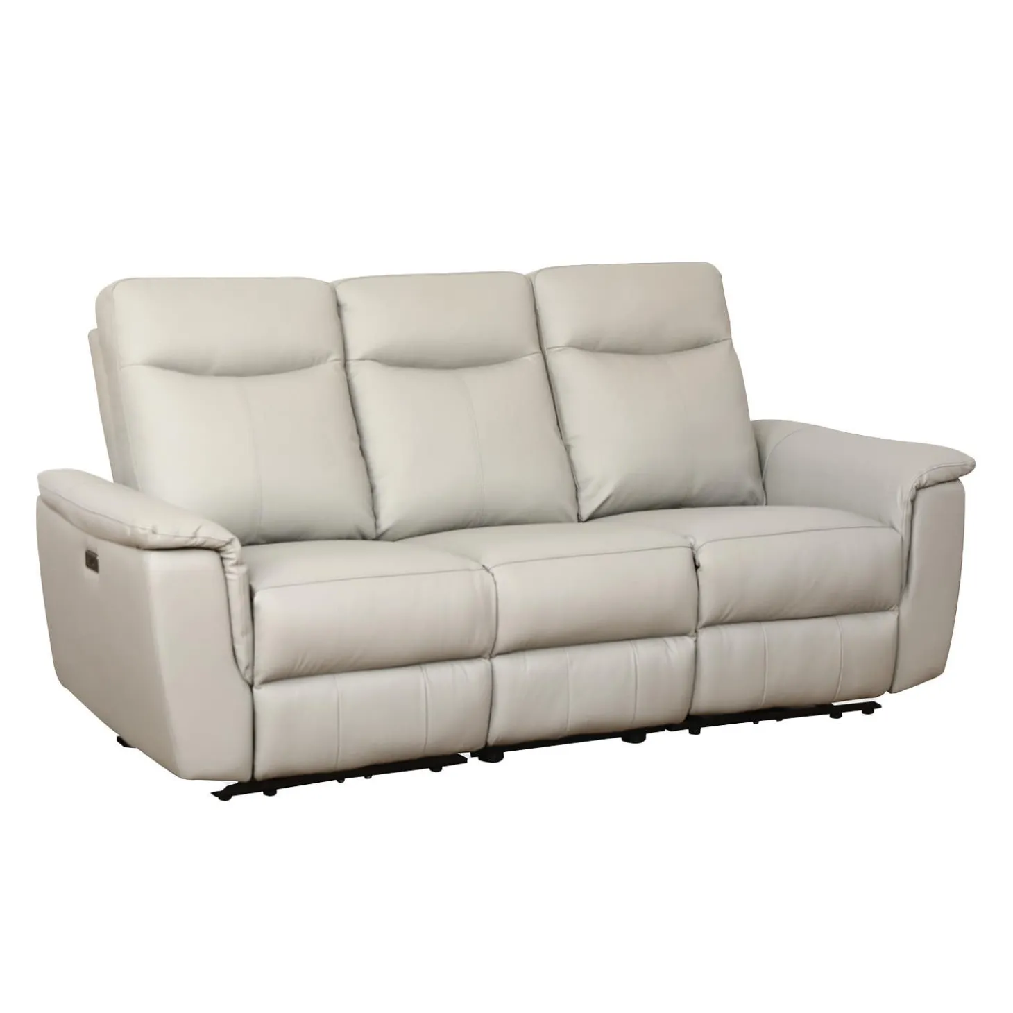 Sofa inclinable électrique en cuir véritable