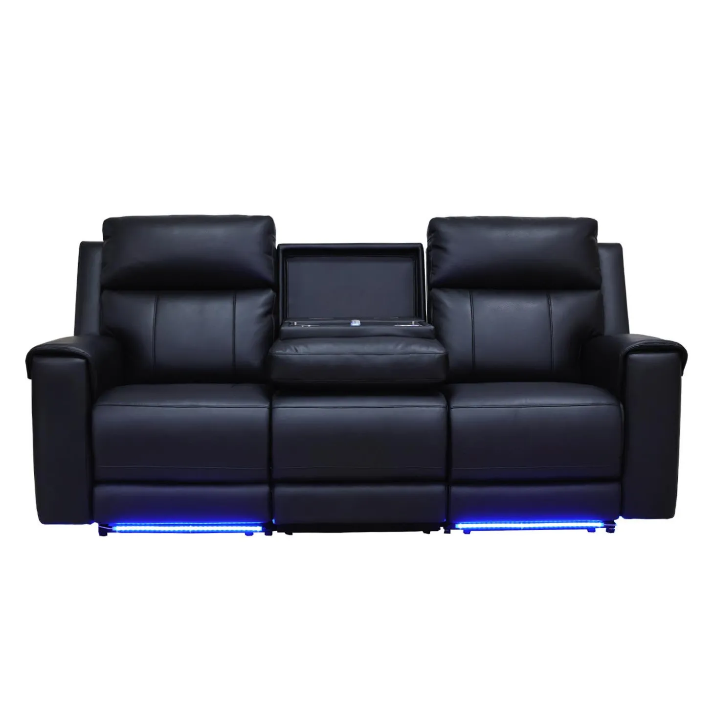 Sofa inclinable électrique avec massage, chaleur et dossier rabattable avec système de son intégré