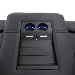 Sofa inclinable électrique avec appuis-tête ajustables, siège rabattable et système de son immersif
