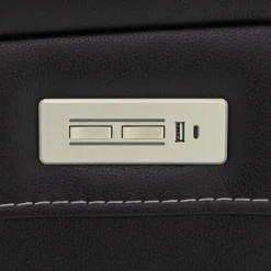 Sofa inclinable électrique avec appuis-tête ajustables, siège rabattable et système de son immersif