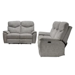 Sofa inclinable électrique - taupe