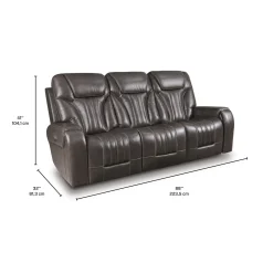 Sofa inclinable électrique avec appuis-tête ajustables