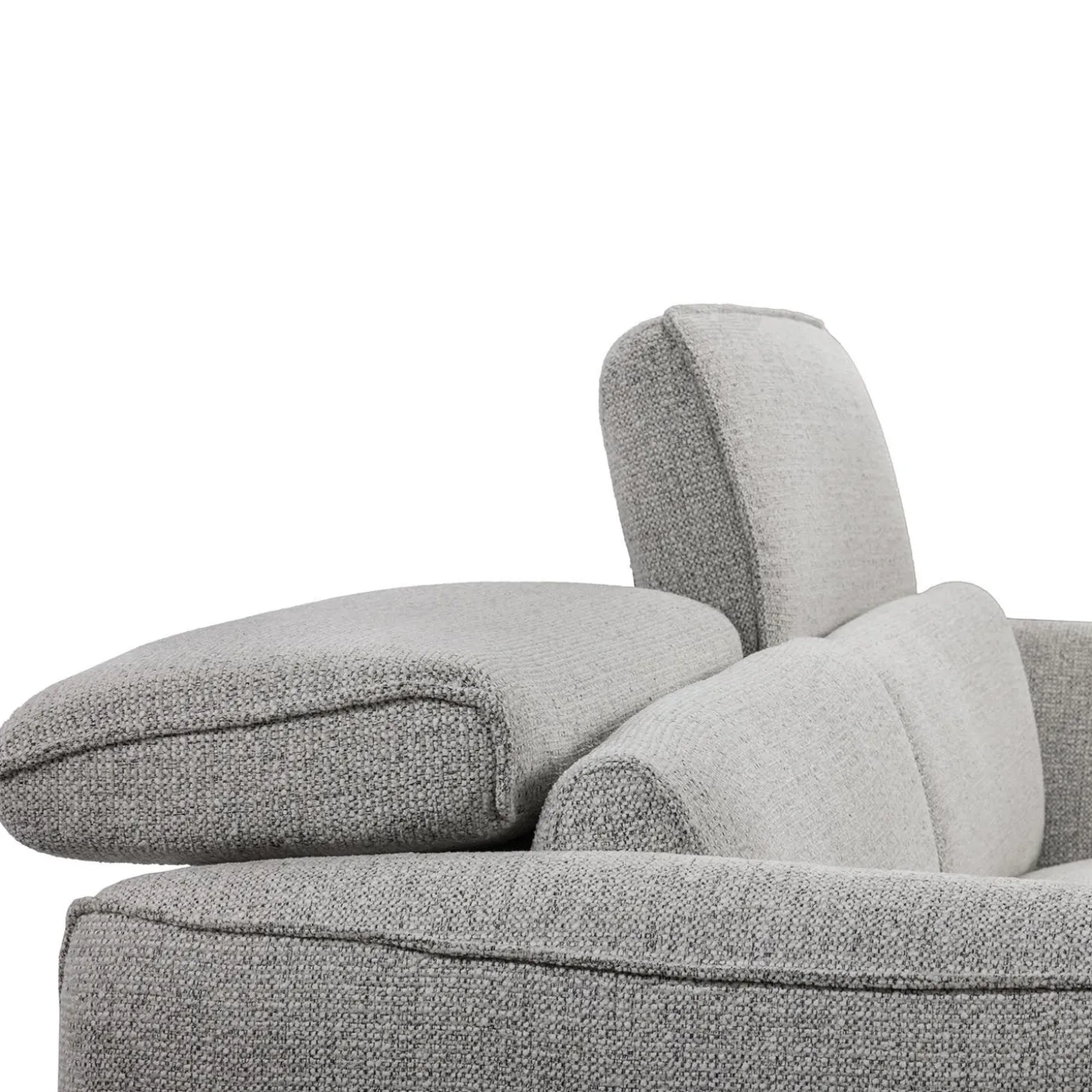 Sofa électrique inclinable avec appuis-tête ajustables - tissu