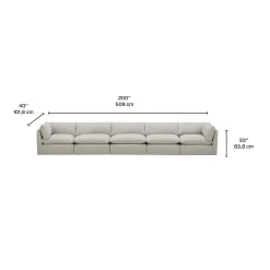 Sofa modulaire - 5 mcx