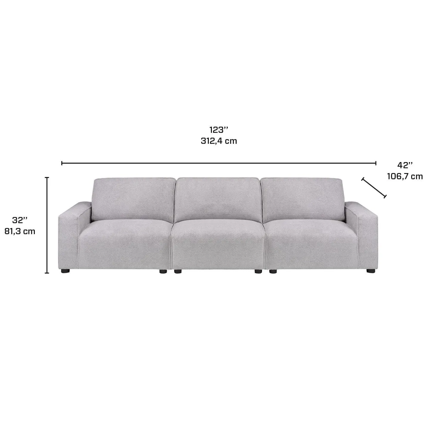 Sofa modulaire - 3 mcx