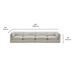 Sofa modulaire - 4 mcx