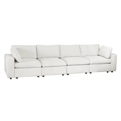 Sofa modulaire beige - 6 mcx