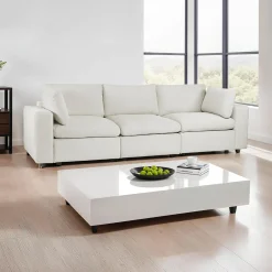 Sofa modulaire beige - 5 mcx