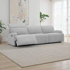 Sofa modulaire inclinable électrique avec appuis-tête ajustables - 3 mcx