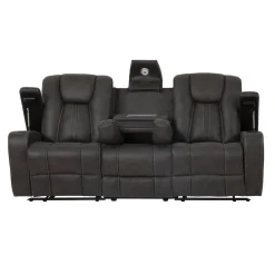 Sofa modulaire inclinable avec dossier rabattable et porte-gobelets - 3 mcx