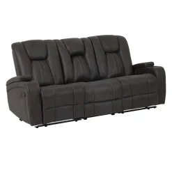 Sofa modulaire inclinable avec dossier rabattable et porte-gobelets - 3 mcx