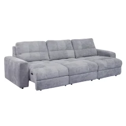 Sofa modulaire électrique avec sièges coulissants - 3 mcx