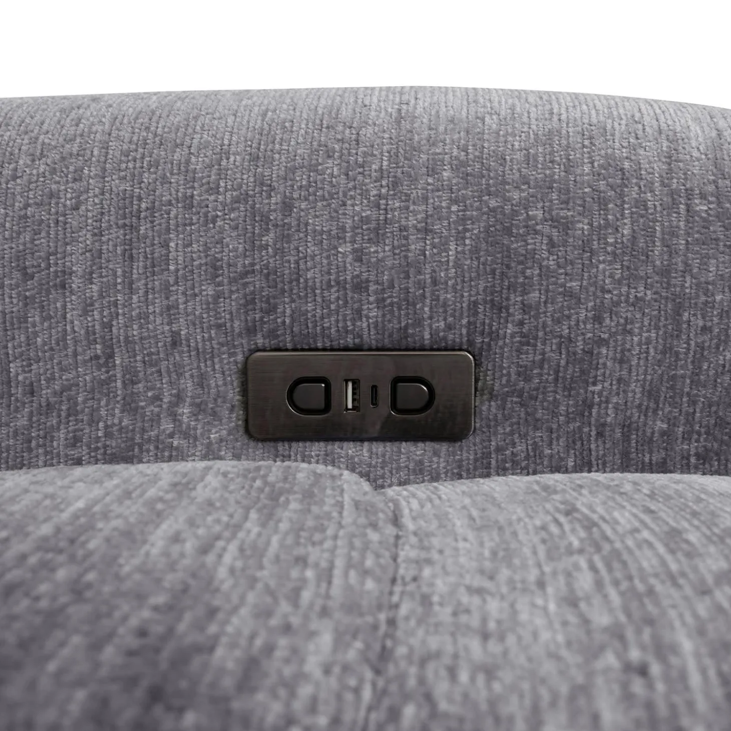 Sofa modulaire électrique inclinable et console - 4 mcx