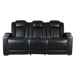 Sofa modulaire électrique inclinable avec dossier rabattable et lumières de lecture - 3 mcx