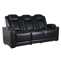 Sofa modulaire électrique inclinable avec dossier rabattable et lumières de lecture - 3 mcx