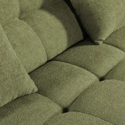 Sofa roulé et compressé dans une boite