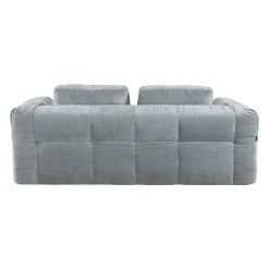 Sofa roulé et compressé dans une boite