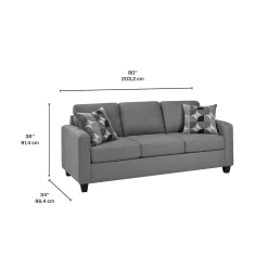 Sofa-lit - gris charbon