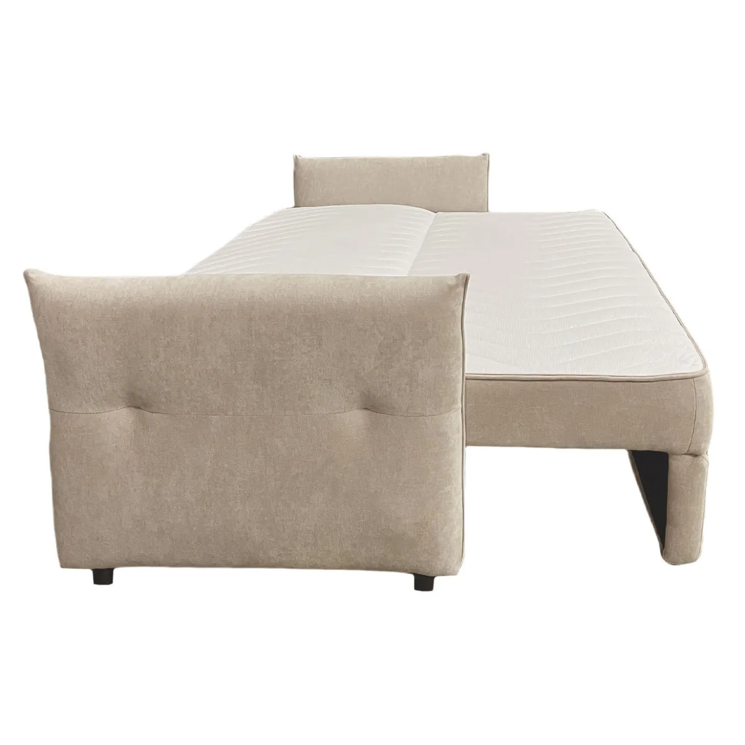 Sofa-lit avec rangement - beige