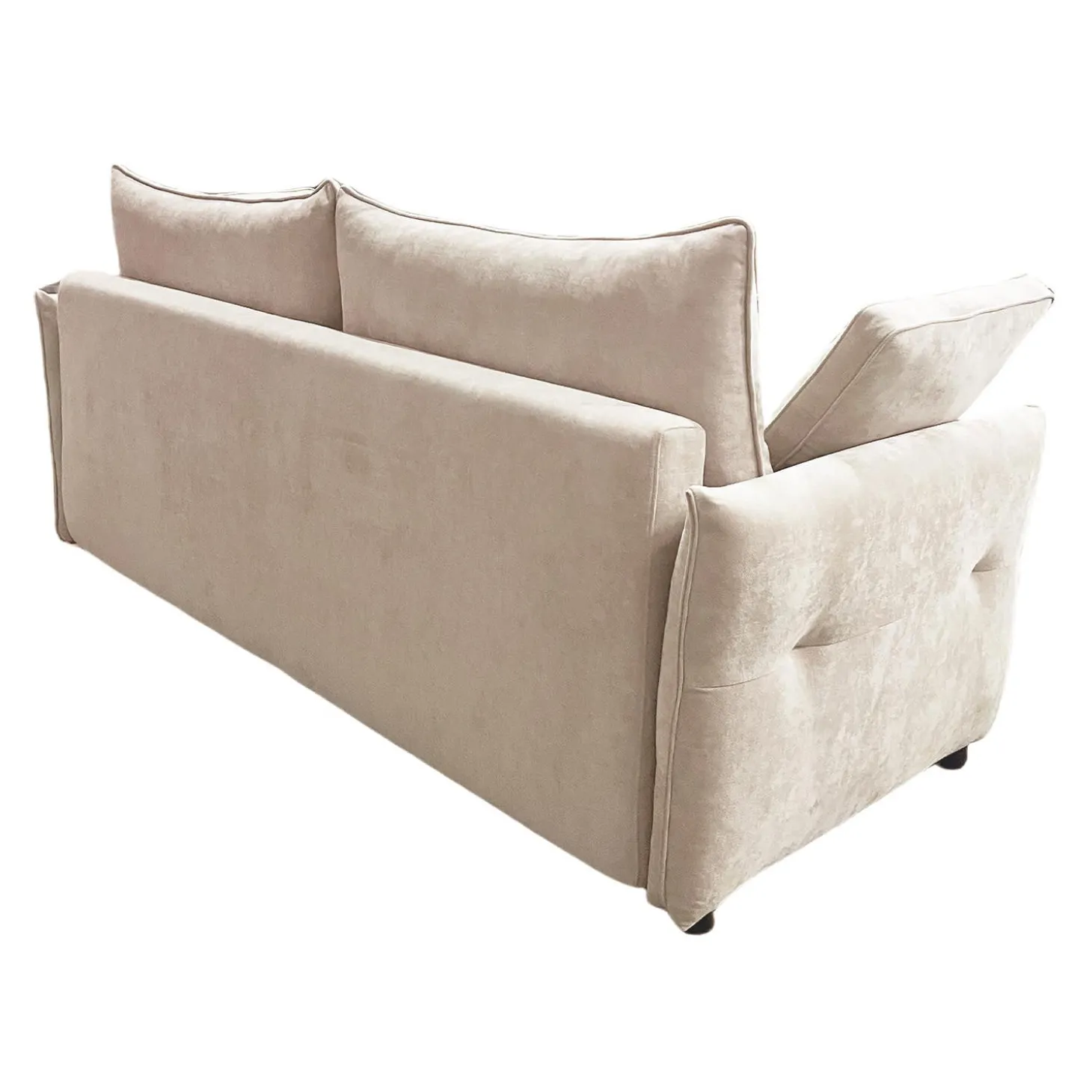 Sofa-lit avec rangement - beige