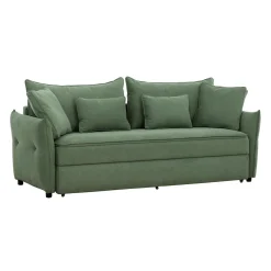 Sofa-lit avec rangement - vert
