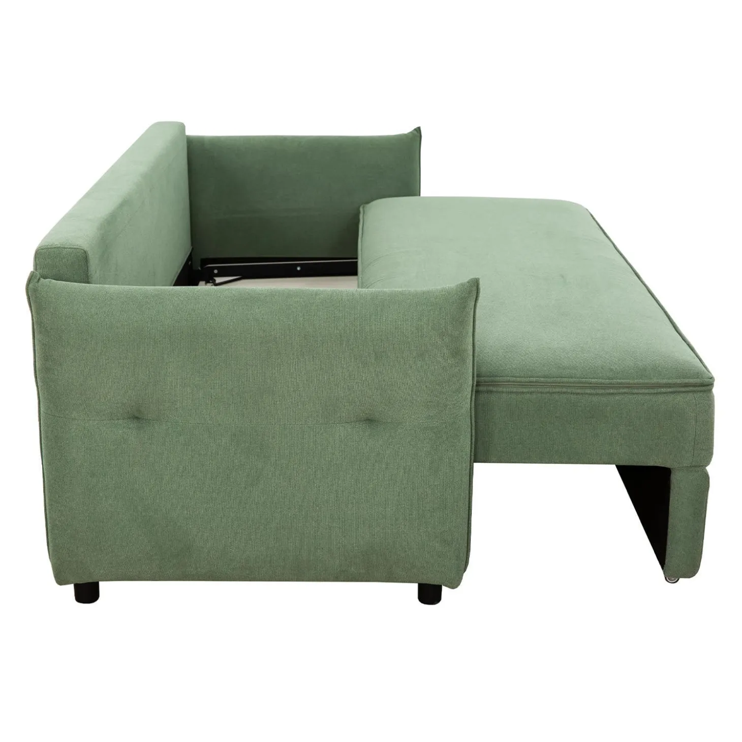 Sofa-lit avec rangement - vert