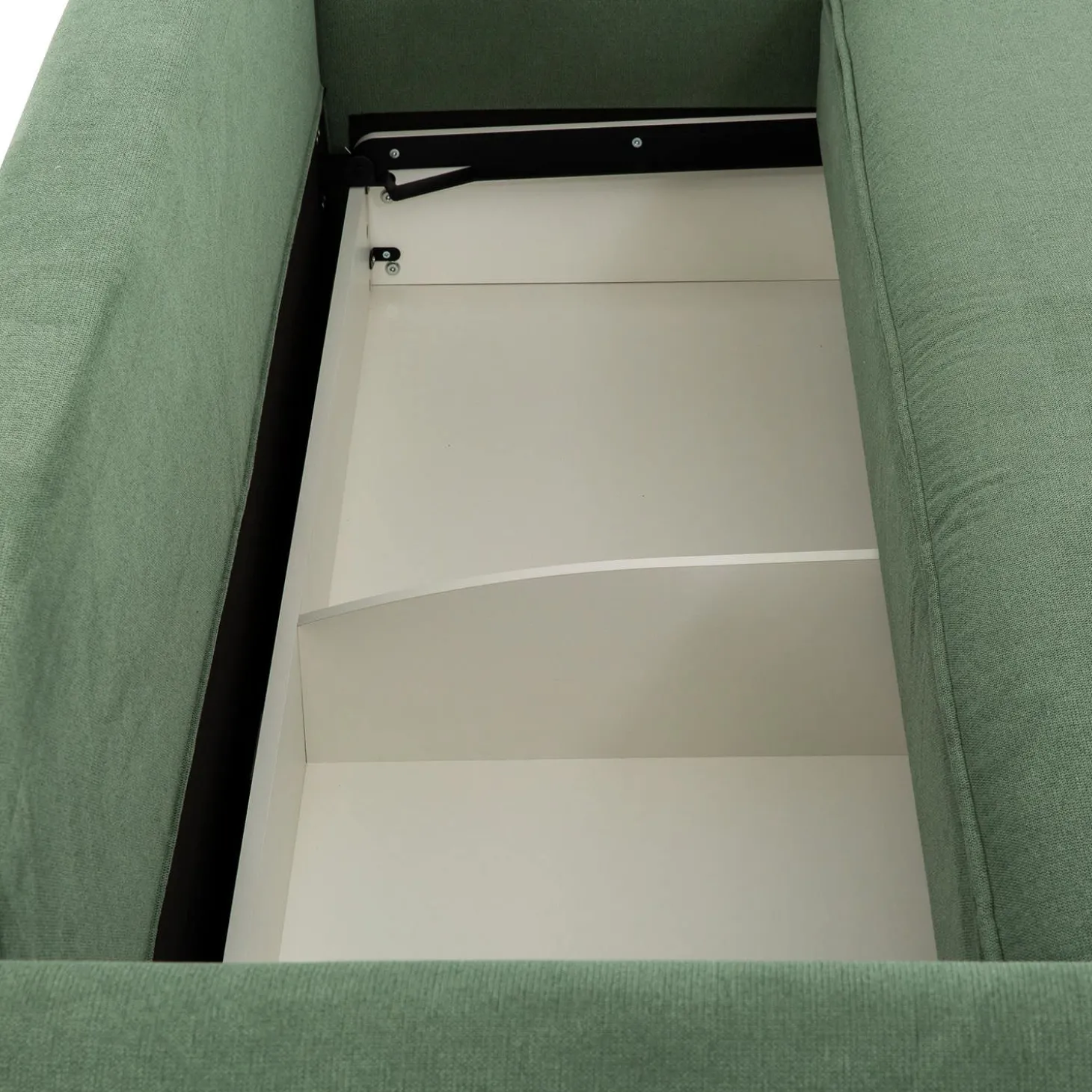 Sofa-lit avec rangement - vert