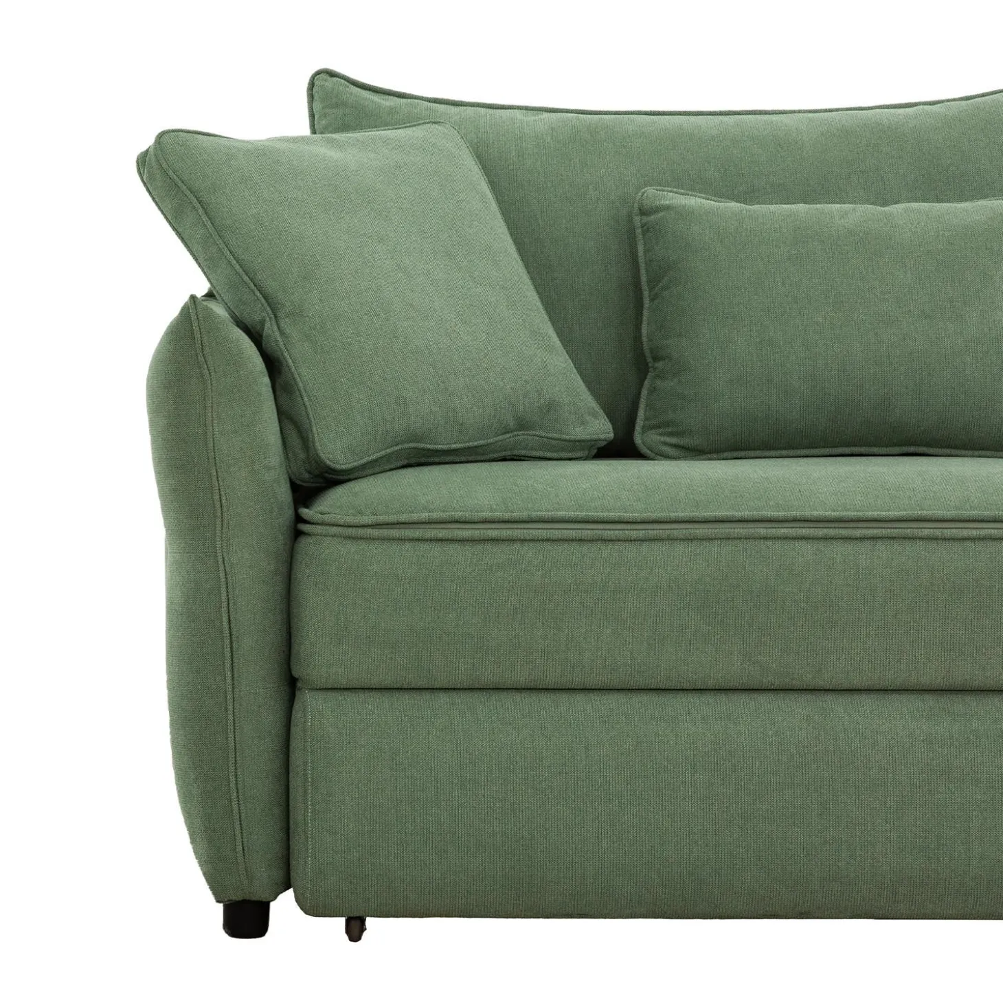 Sofa-lit avec rangement - vert