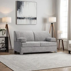 Sofa-lit compact- gris foncé
