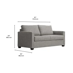 Sofa-lit double - taupe