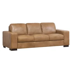 Sofa-lit en cuir véritable