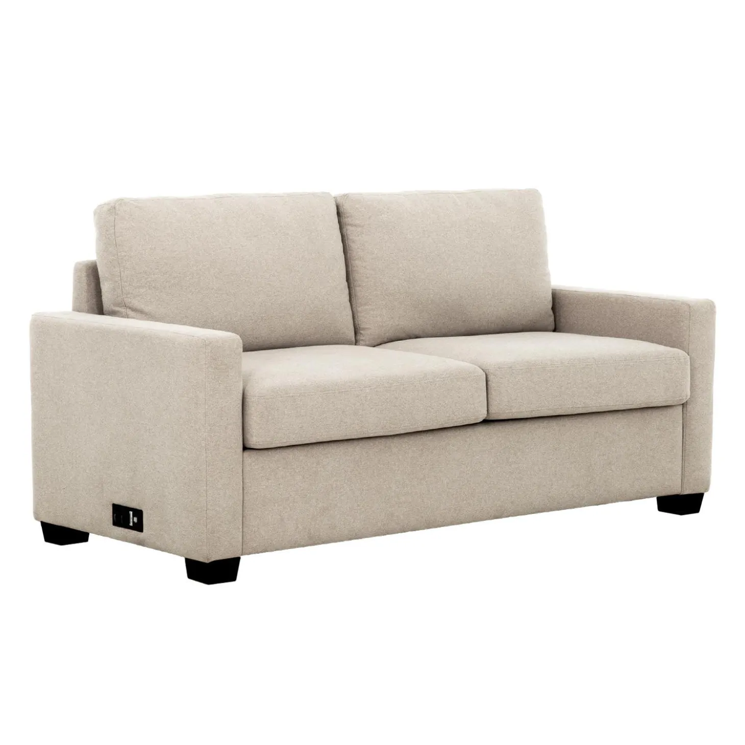 Sofa-lit format double avec prises USB