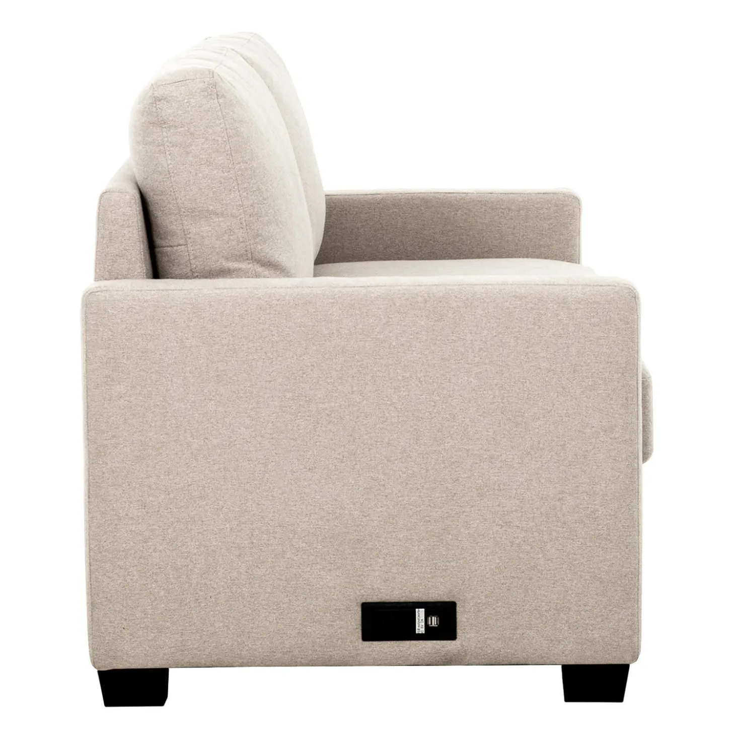 Sofa-lit format double avec prises USB