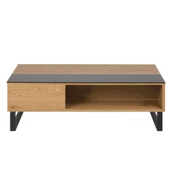 Table à café rectangulaire avec plateau relevable