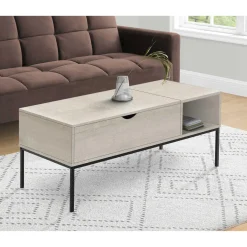 Table à café rectangulaire avec rangement - Monarch