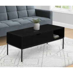 Table à café rectangulaire avec rangement - Monarch