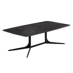 Table à café rectangulaire en pierre sintérisée