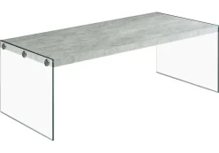 Table à café rectangulaire en verre - Monarch