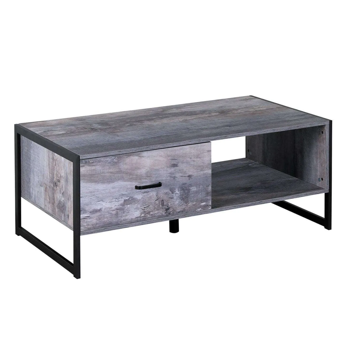 Table à café rectangulaire avec rangement