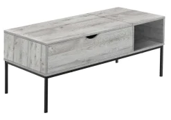 Table à café rectangulaire avec rangement - Monarch