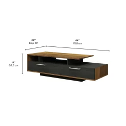 Table à café rectangulaire avec rangement