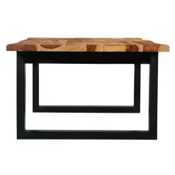 Table à café rectangulaire en bois massif